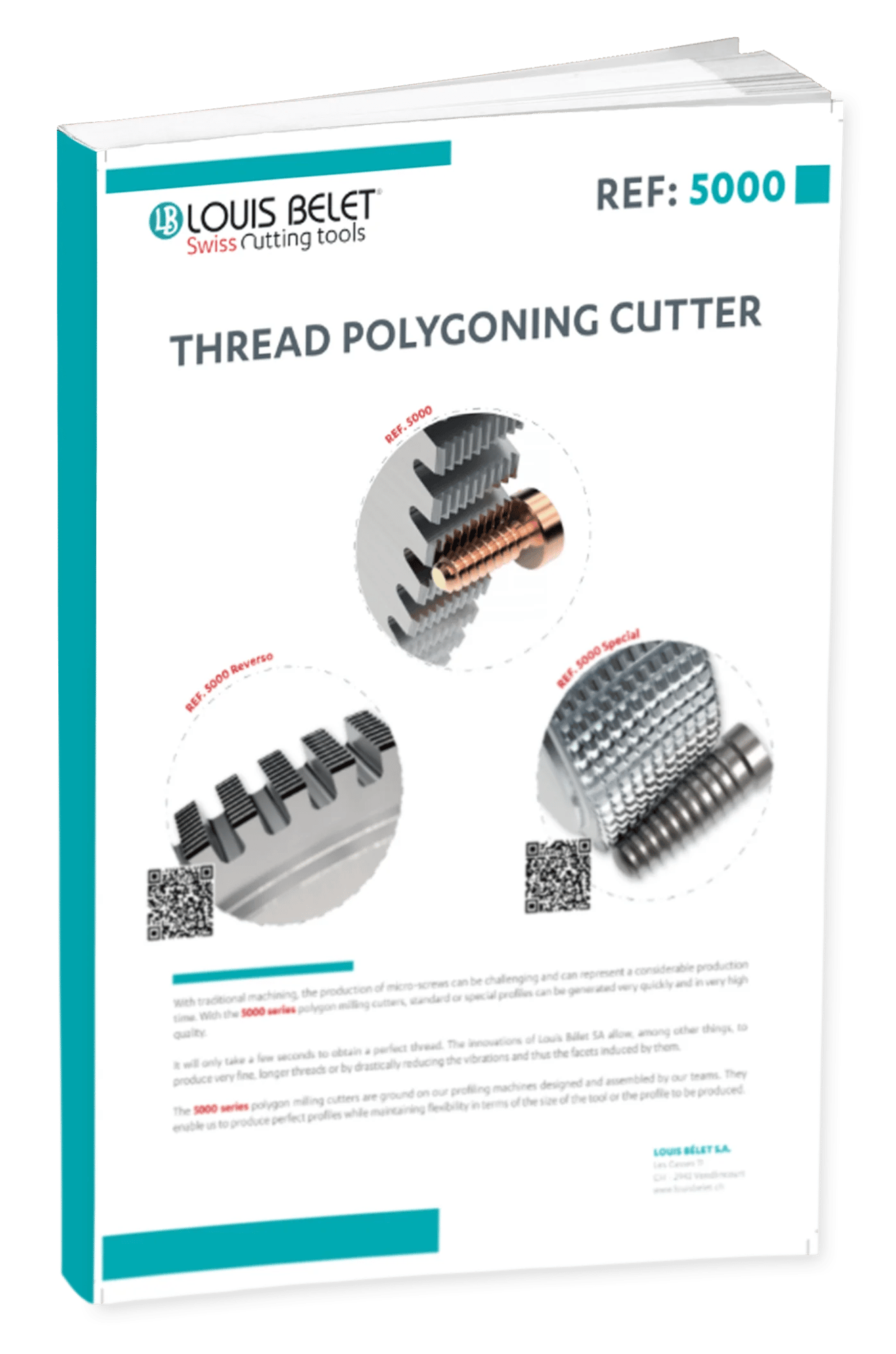 13. Louis Belet Brochure Thread Polygoning Cutter 5000