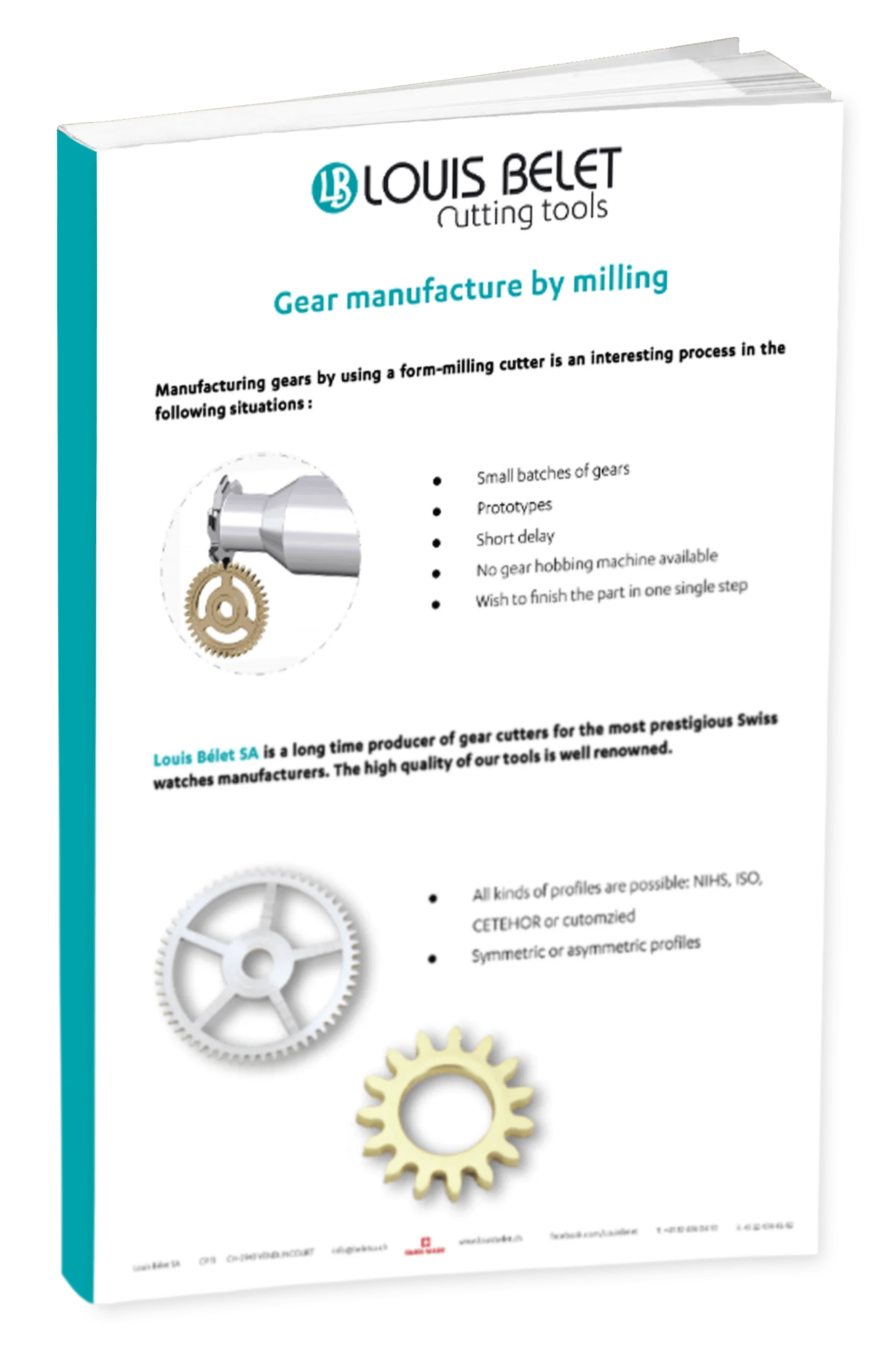 25. Louis Belet Gear Manufacture By Milling