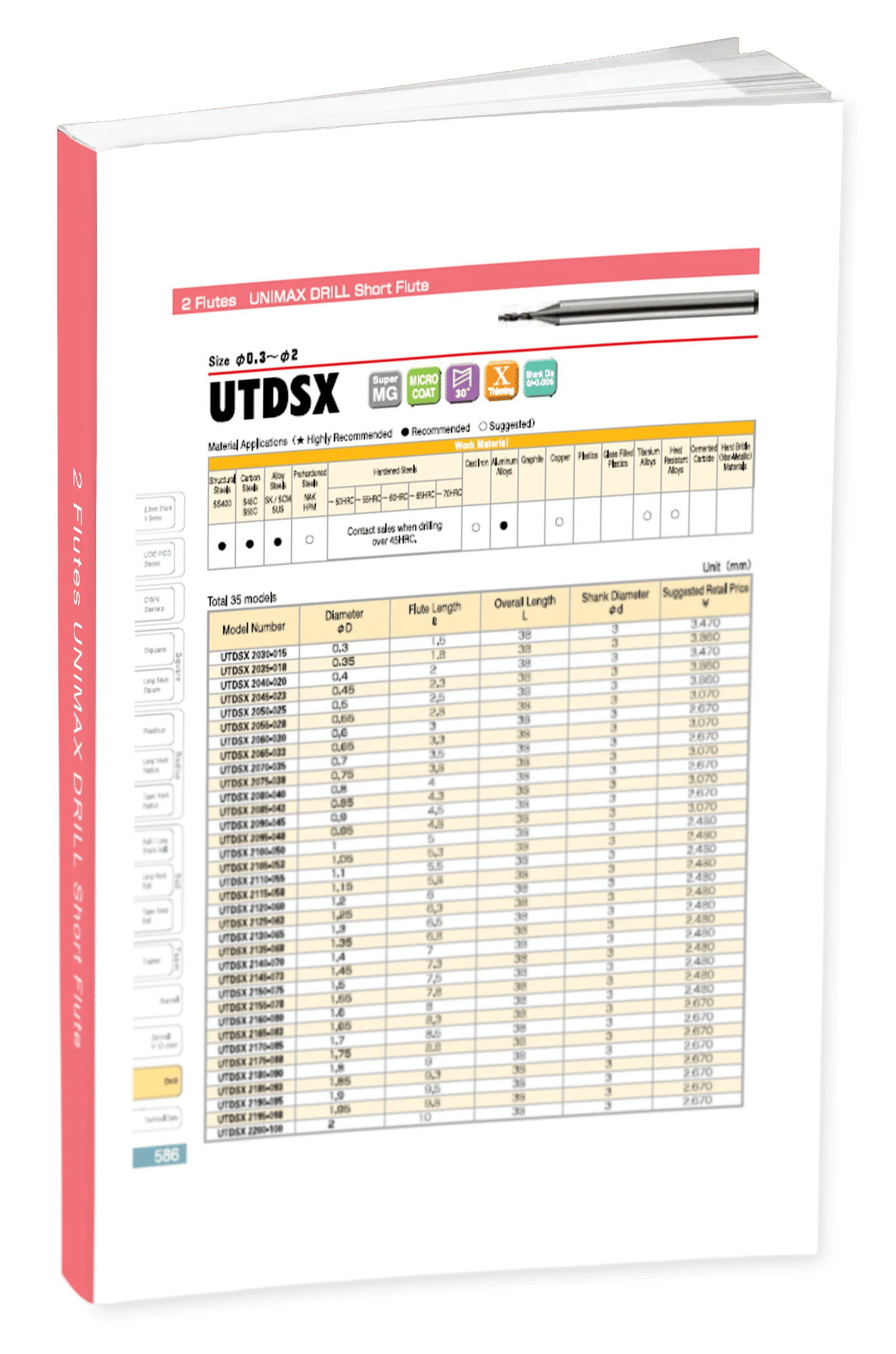 UTDSX 2 Flute Drill Short Vol 21