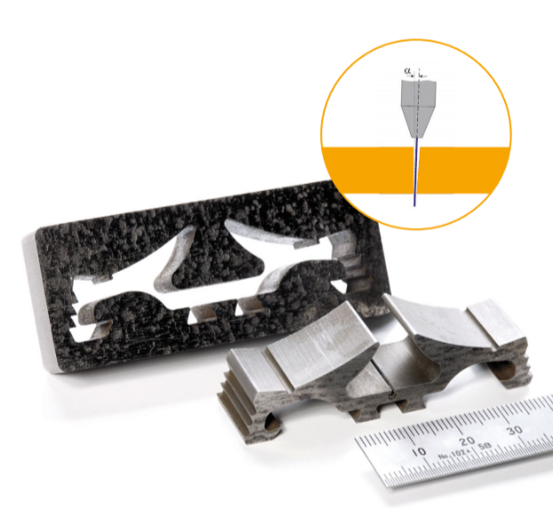 Finecut 5-axis waterjet machining image